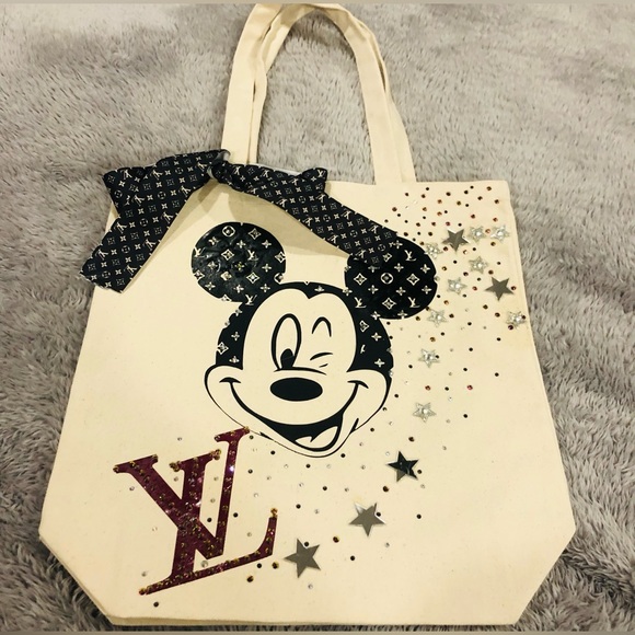 🌺DESIGNER INSPIRED HANDMADE TOTE BAG💞PLEASE READ DESCRIPTION🌺 - Picture 1 of 13